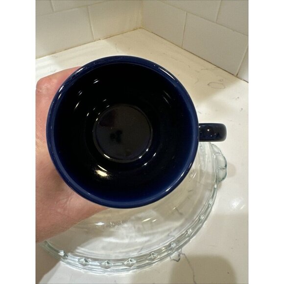 Cobalt Blue FIESTA Homer Laughlin HLC China USA Tom & Jerry Mug - Picture 9 of 11